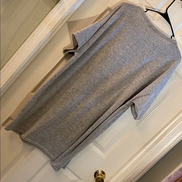 Boohoo Heather Gray Glittery Sparkly T shirt Dress - Picture 8 of 12